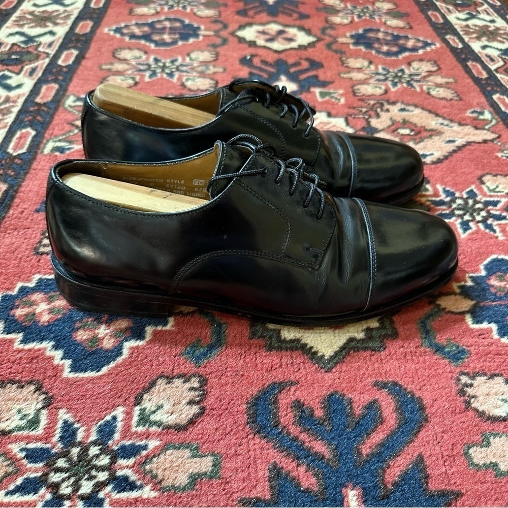 David Taylor Leather Cap Toe Derbys